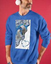 Load image into Gallery viewer, Magical Gray Couple African Parrot Gift For Bird Lovers Sweatshirt