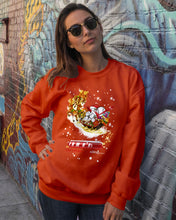Load image into Gallery viewer, Baseball Xmas Sleigh Loading Gift For Baseball Lovers Sweatshirt