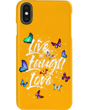 Load image into Gallery viewer, Butterfly Live Laugh Love Gift For Lover Phone case