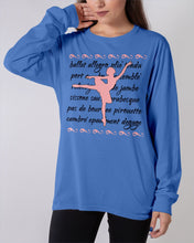 Load image into Gallery viewer, Ballet Words Pink Pattern Gift For Ballet Dancer Unisex Long Sleeve