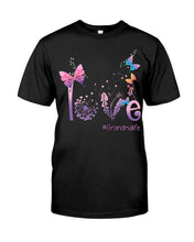 Load image into Gallery viewer, Love Butterflies Grandma Life Gift For Grandma Guys Tee
