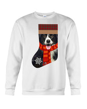 Load image into Gallery viewer, Santa Border Collie In Stock Gift For Dog Lovers Sweatshirt