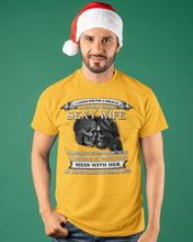 Load image into Gallery viewer, Shes Stubborn Messy And A Brat At Times Black Gift For Husband Guys Tee
