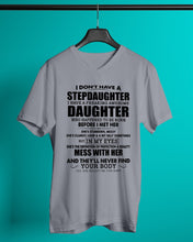 Load image into Gallery viewer, I Don't Have A Stepdaughter A Freaking Awesome Daughter Gift For Women Guys V-Neck