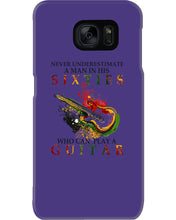 Load image into Gallery viewer, Never Underestimate A 60 Year Old Man Can Play A Guitar Phone case