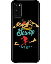 Load image into Gallery viewer, I'm Retired Skiing Is My Job Mountainous Terrain Phone case