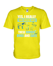 Load image into Gallery viewer, I Do Need All These Horses Dogs And Cats Guys V-Neck