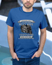 Load image into Gallery viewer, Shes Stubborn Messy And A Brat At Times Black Gift For Husband Guys Tee