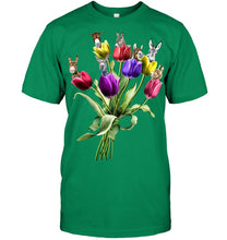 Load image into Gallery viewer, Vintage Funny Donkey With Tulip Trending For Donkey Lovers Guys Tee