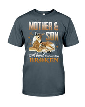 Load image into Gallery viewer, Mother And Son A Bond That Can't Be Broken Guys Tee