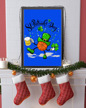 Load image into Gallery viewer, Basketball Saint Patrick's Day Gift For Basketball Lovers Vertical Poster