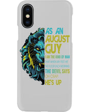 Load image into Gallery viewer, As An August I Am The Kind Of Man Lion Birthday Gift Phone case
