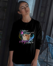 Load image into Gallery viewer, I Believe There Are Angels Among Us Gift For Chihuahua Lovers Unisex Long Sleeve