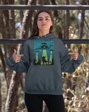 Load image into Gallery viewer, UFA Dinosaur T Rex Sky Full Of Stars Hoodie