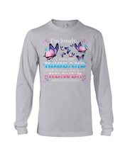 Load image into Gallery viewer, I'm Lonely I Miss My Husband Butterfly Gift For Lover Unisex Long Sleeve