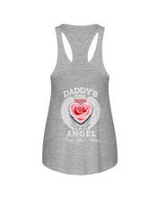 Load image into Gallery viewer, Market Trendz Daddy's Girl I Used To Be His Angel For Dad Ladies Flowy Tank