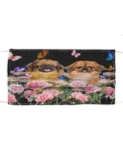 Load image into Gallery viewer, Pekingese With Peonies Gift For Dog Lovers Cloth Face Mask
