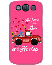 Load image into Gallery viewer, All I Need Are Love And Hockey Gift For Hockey Players Phone case