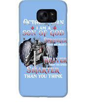 Load image into Gallery viewer, October Man Son Of God Birthday Meaningful Gift For Men Phone case