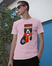 Load image into Gallery viewer, Santa Border Collie In Stock Gift For Dog Lovers Guys Tee