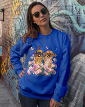 Load image into Gallery viewer, Pekingese With Peonies Gift For Dog Lovers Sweatshirt