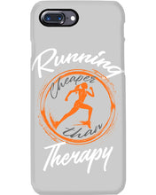 Load image into Gallery viewer, Running Cheaper Than Therapy Gift For Running Lovers Phone case