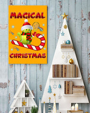 Load image into Gallery viewer, Tennis Players Magical Christmas Snowman Gift For Women Vertical Poster