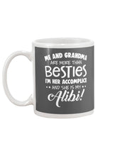 Load image into Gallery viewer, Me And Grandma Are More Than Besties Custom Gift For Family Mug