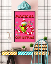 Load image into Gallery viewer, Tennis Players Magical Christmas Snowman Gift For Women Vertical Poster