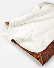 Load image into Gallery viewer, Three Cute Shih Tzu In Bag Gift For Dog Lovers Sherpa Blanket