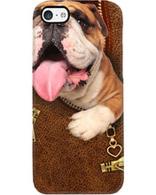 Load image into Gallery viewer, Bulldog In Cool Tote Bag Gift For Dog Lovers Phone case