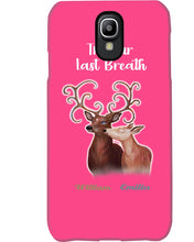Load image into Gallery viewer, Custom Name Deers Gift For Boyfriend Till Our Last Breath Phone case