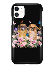 Load image into Gallery viewer, Pekingese With Peonies Gift For Dog Lovers Phone case
