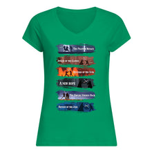 Load image into Gallery viewer, Attack Of The Clones A New Hope Ladies V-Neck