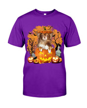 Load image into Gallery viewer, Chihuahua Book Pumpkin Halloween Gift For Dog Lovers Guys Tee