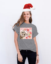 Load image into Gallery viewer, The Best Time Is Staying With You Roses With Cat Gift For Cat Lovers Guys Tee