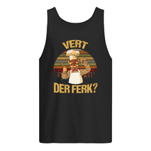 Load image into Gallery viewer, Vert Der Ferk Retro Vintage Gift For Cook Lovers Unisex Tank Top