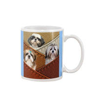 Load image into Gallery viewer, Three Cute Shih Tzu In Bag Gift For Dog Lovers Mug