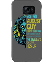 Load image into Gallery viewer, As An August I Am The Kind Of Man Lion Birthday Gift Phone case