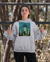 Load image into Gallery viewer, UFA Dinosaur T Rex Sky Full Of Stars Hoodie