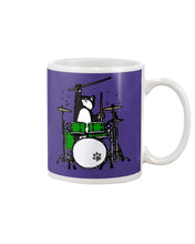 Load image into Gallery viewer, Funny Cat Playing Drums Great Gift For Cat Lovers Mug