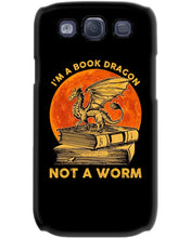 Load image into Gallery viewer, I'm A Book Dragon Not A Worm Gift For Dragon Lovers Phone case