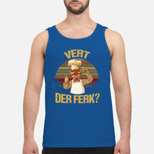 Load image into Gallery viewer, Vert Der Ferk Retro Vintage Gift For Cook Lovers Unisex Tank Top