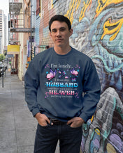Load image into Gallery viewer, I'm Lonely I Miss My Husband Butterfly Gift For Lover Sweatshirt