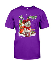 Load image into Gallery viewer, Cute Westie Christmas Night Gift For Dog Lovers Guys Tee
