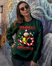 Load image into Gallery viewer, Tennis Players Magical Christmas Snowman Gift For Women Sweatshirt