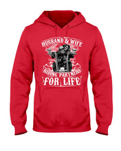 Load image into Gallery viewer, Husband And Wife Riding Partners For Life For Family Hoodie