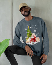 Load image into Gallery viewer, Funny Golden Retrievers Sleep In Red Boots Gift For Dog Lovers Sweatshirt