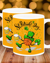 Load image into Gallery viewer, Basketball Saint Patrick's Day Gift For Basketball Lovers Mug