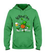 Load image into Gallery viewer, Basketball Saint Patrick's Day Gift For Basketball Lovers Hoodie